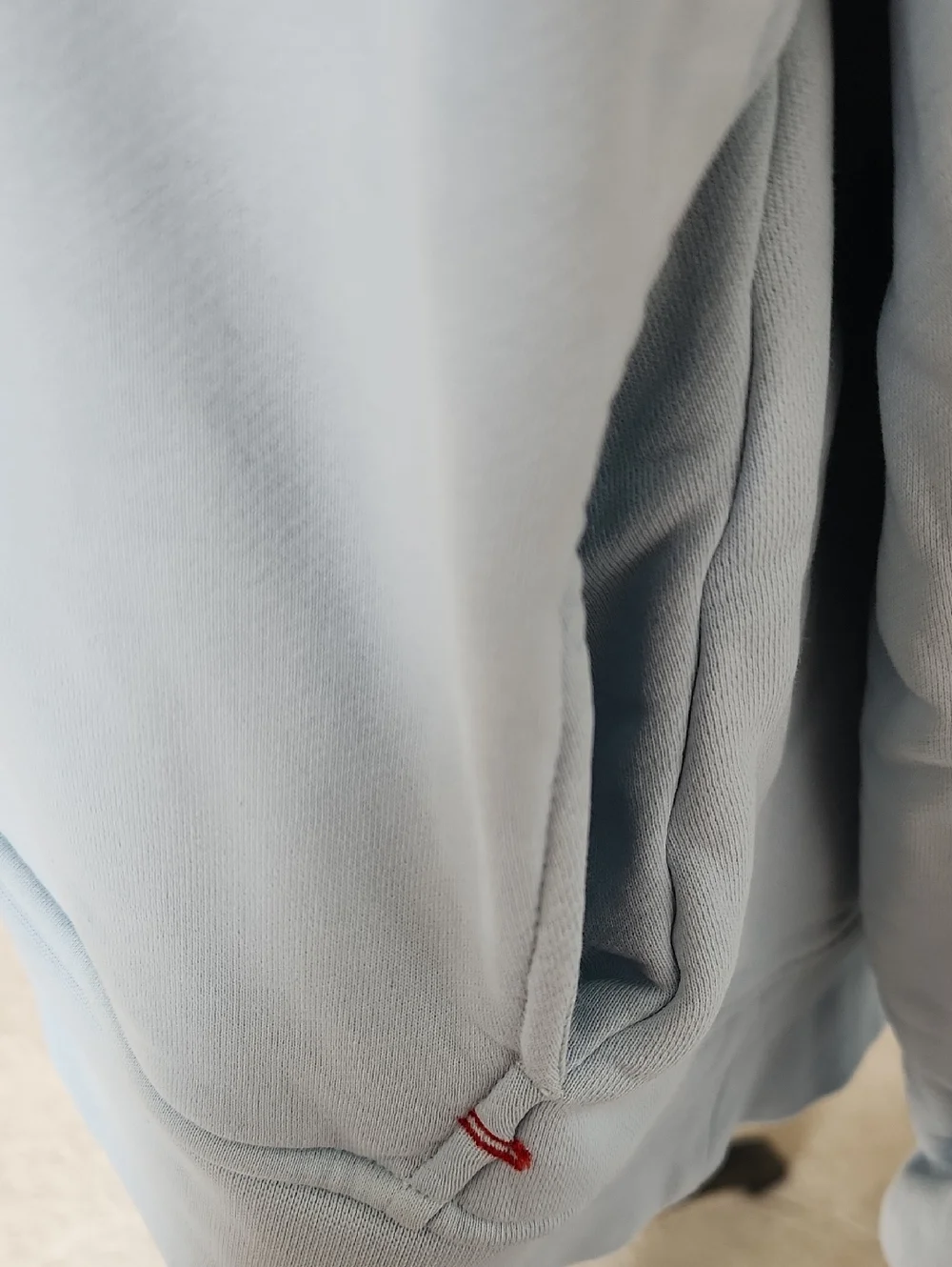 La Ligne Blue Pocket Sweatshirt SZ Small - Picture 3 of 5